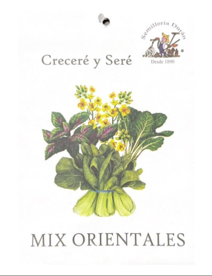 Semillas Mix De Orientales Huerta