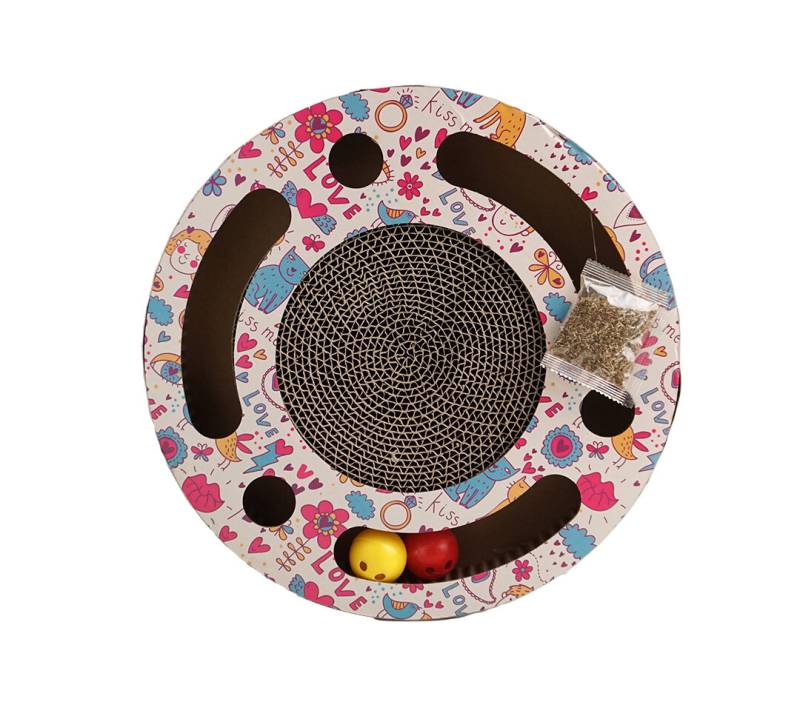 Rascador Interactivo C/Pel Y Catnip