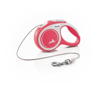 Flexi Correa Ext.new Comfort Xs 3M-8Kg-Rojo