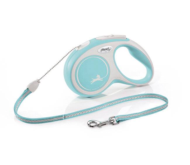 Flexi Correa Ext.new Comfort S 5M-12Kg-Azul