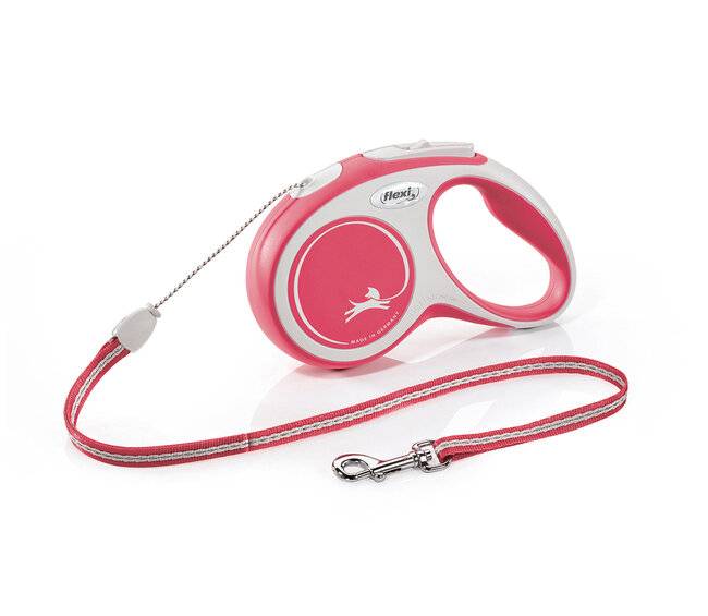 Flexi Correa Ext.new Comfort S 5M-12Kg-Roj0