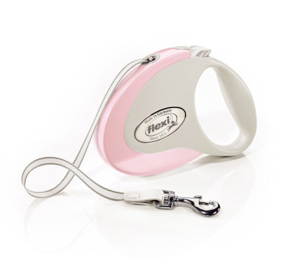 Flexi Correa Ext.style M Cinta 5M-Rosa