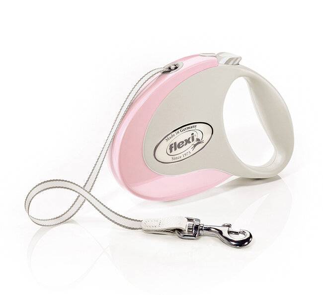 Flexi Correa Ext.style M Cinta 5M-Rosa