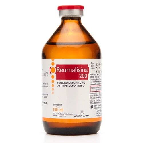 Reumalisina 200 (Iny. Fco. X 100 Ml) Fenilbutazona-Agropharma