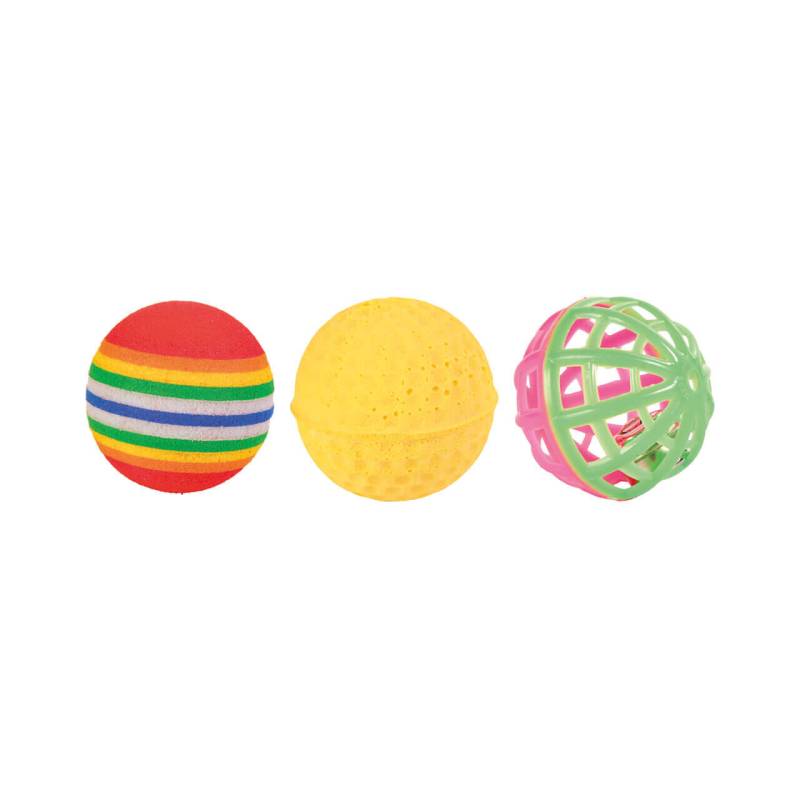 3 Pelotas Con Cascabel - Trixie