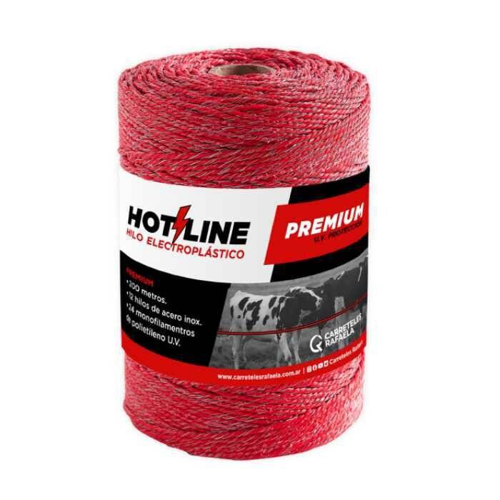 Bobina De Hilo Electroplastico Premium 500 Mt (12 Hilos) - Hotline