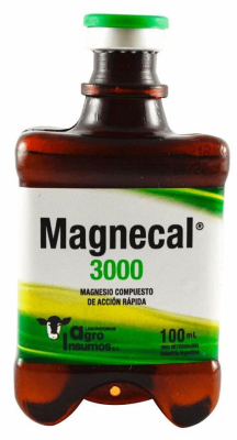 Magnecal 3000 X 100 Ml (Magnesio,Calcio, Cobre,Cafeina) -Agroinsumos