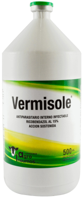 Vermisole X 500 Ml (Ricobendazol).-Agroinsumos