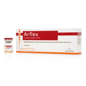 Arflex Inyectable 5 Frascos  X 5 Ml. (Condroitin Sulfato) - Agropharma