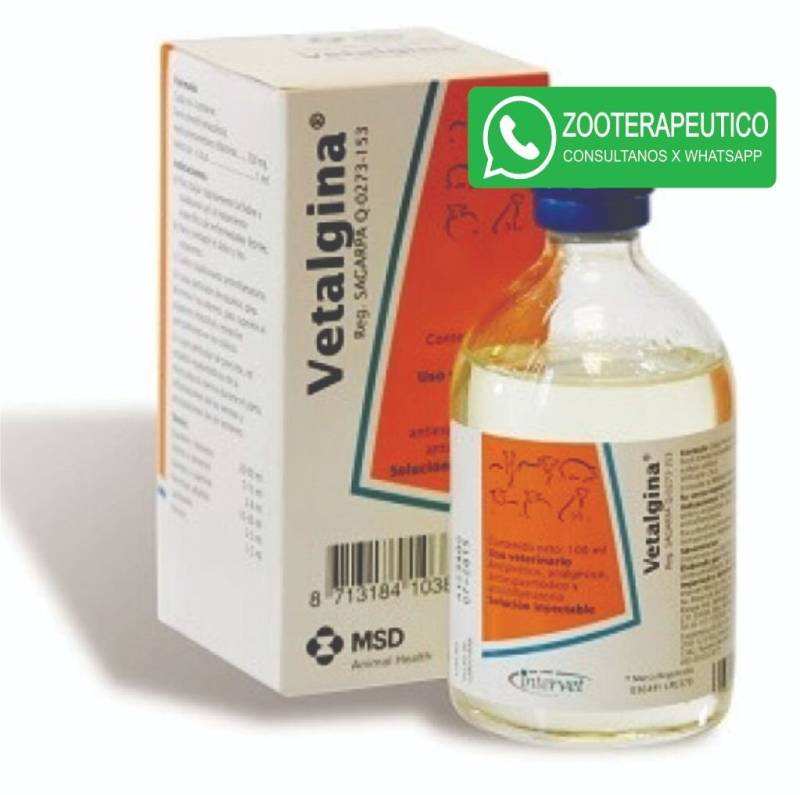 Vetalgina Iny X 100Ml - Msd