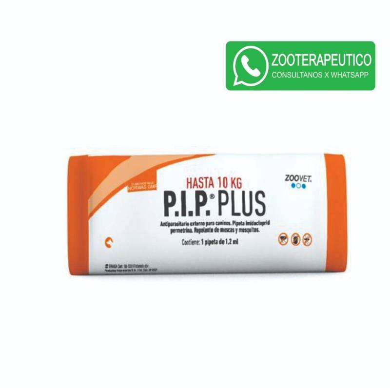 Pipeta Pip Plus Hasta 10 Kgs - Zoovet