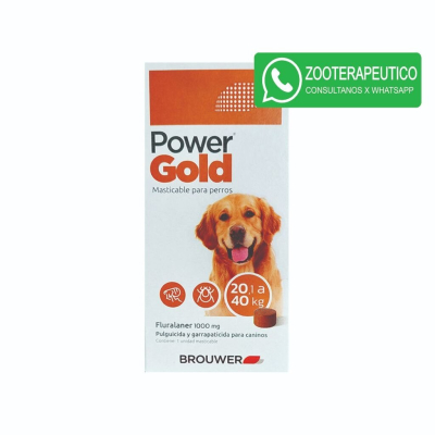 Comprimidos Power Gold Perros 20.1 A 40Kg Bocadito - Brouwer