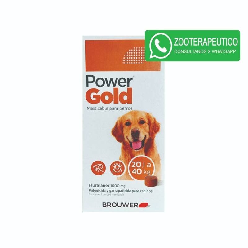 Comprimidos Power Gold Perros 20.1 A 40Kg Bocadito - Brouwer