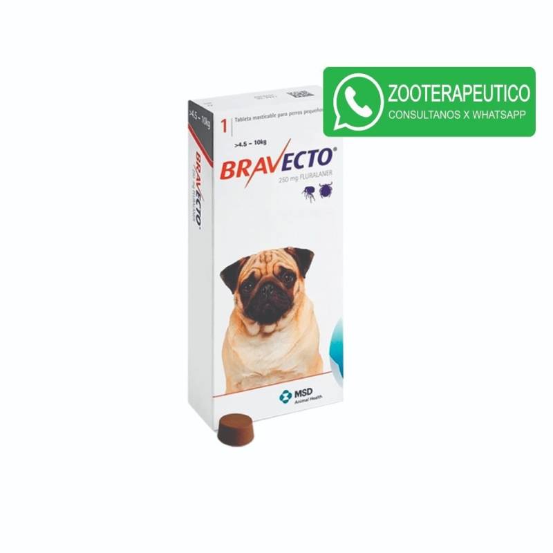 Bravecto Bocado Masticable 4.5-10Kg - Msd