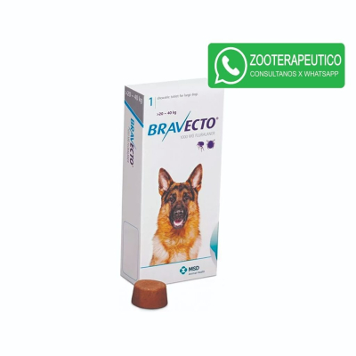 Bravecto Bocado Masticable 20-40Kg - Msd