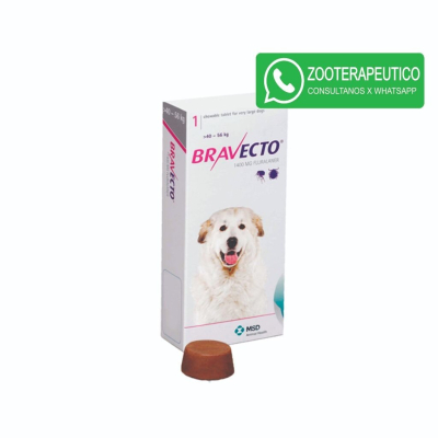 Bravecto Bocado Masticable 40-56Kg - Msd