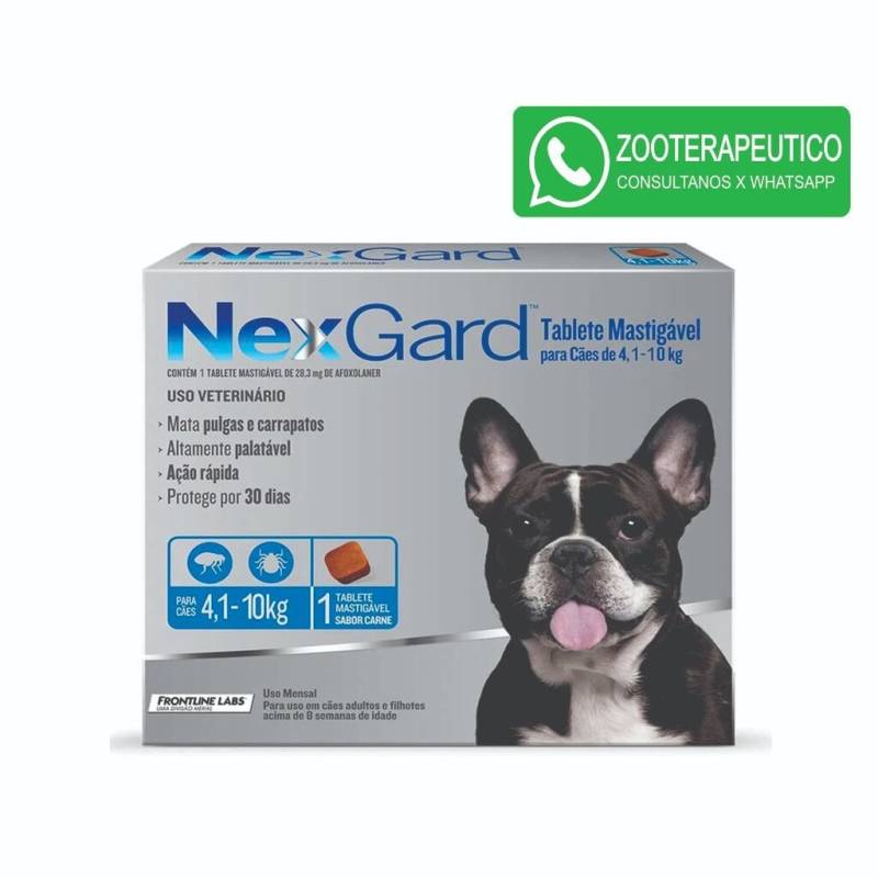 Comprimidos Nexgard De 4 A 10 Kg-Merial