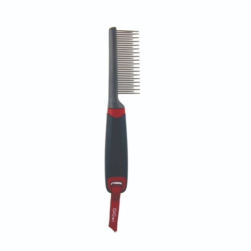 Peine Con Dientes De Acero Inoxidable- Gigwi