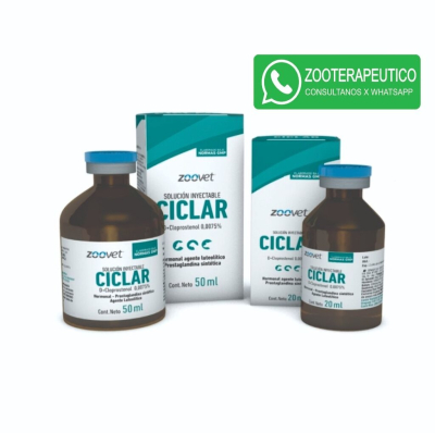 Ciclar X 50 Ml - Prostaglandina Sintética - Agente Luteolítico- Zoovet