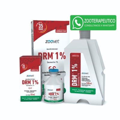 Drm 1 % X 50 Ml -Antiparasitario Interno Y Externo - Zoovet