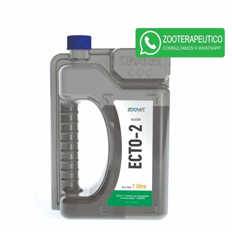 Ecto 2 Pour On X 1 L - Antiparasitario Externo - Piretroide - Zoovet