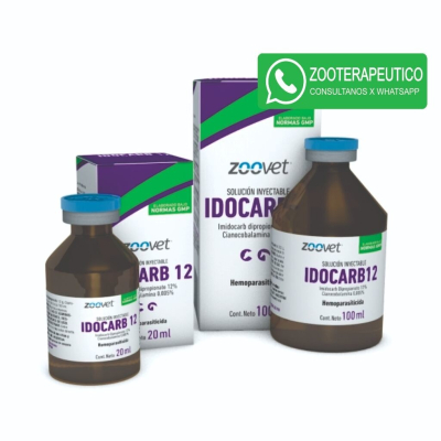 Idocarb 12 X 100 Ml. Hemoparasiticida - Zoovet