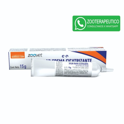 Ziflor Crema Cicatrizante X 150 Grs Antimicrobiano - Antiinflamatorio - Antialérgico - Anestésico - Zoovet
