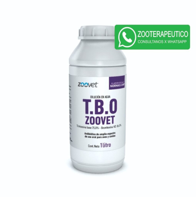 T.b.o. X 1 L Ntibiótico De Amplio Espectro Y Mucolítico De Uso Oral - Zoovet