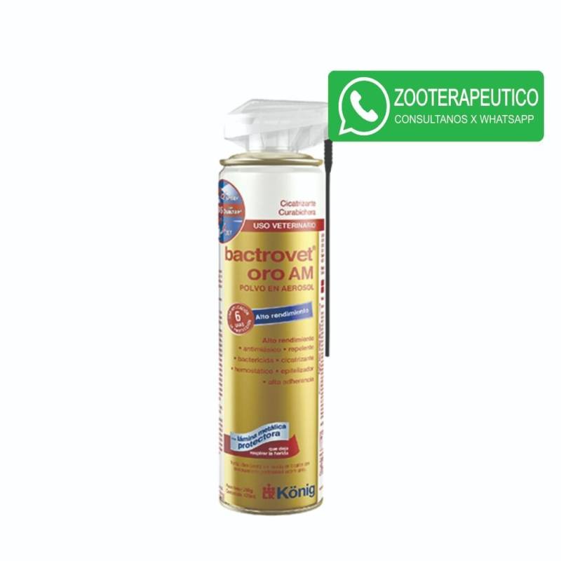 Bactrovet Oro Aerosol X 440 Ml -Curabicheras - Cicatrizantes - Konig