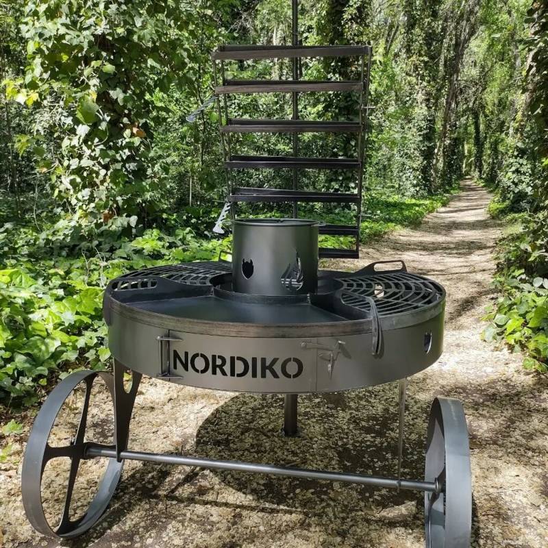 Fogonero Parrilla-Planchas- Asador -100Cm - Nordiko -