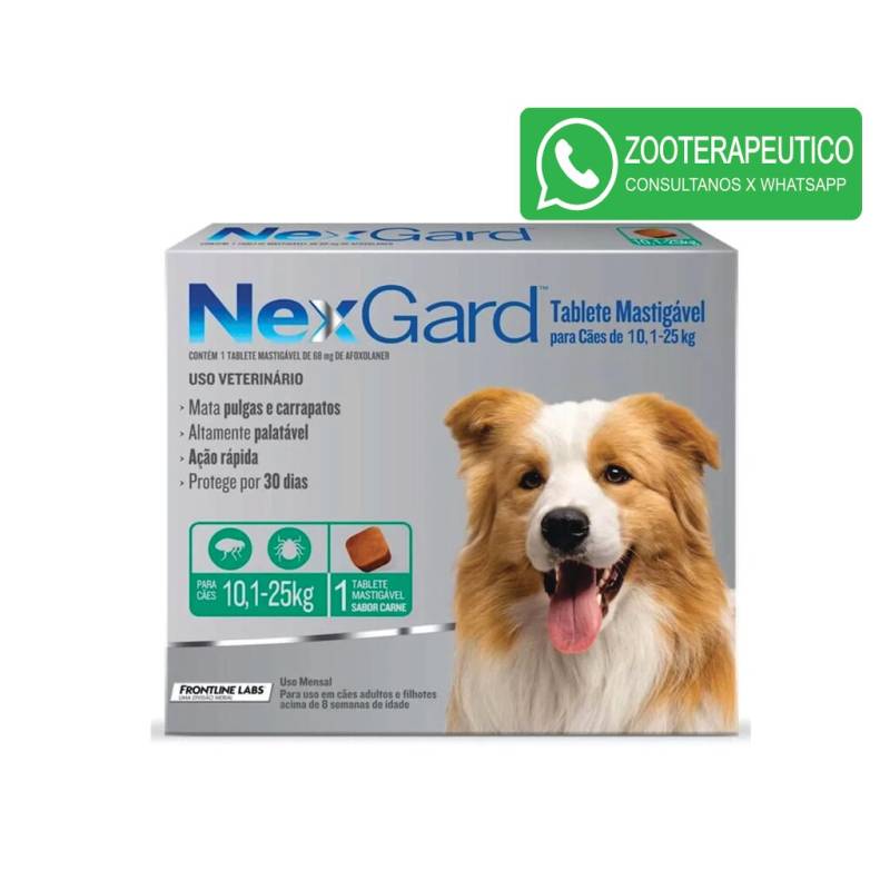 Comprimidos Nexgard De 10 A 25 Kg -Merial