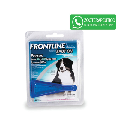 Pipeta Frontline Spoton 40 A 60 Kg - Merial