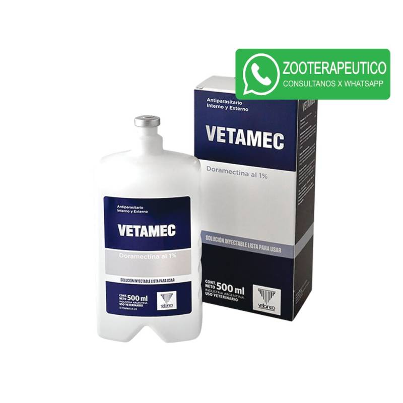 Vetamec 1% 500Ml - Vetanco