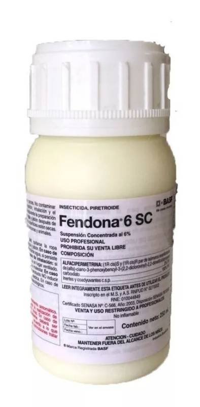 Insecticida Fendona 6Sc 250Ml Hormiga Araña Cucaracha Mosca -