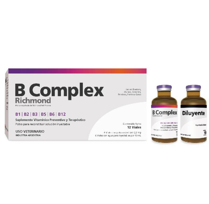 B-Complex 1 Polvo + 1 Diluyente  - Richmond