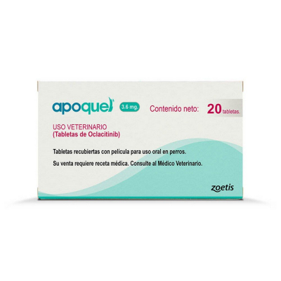 Apoquel  3,6 Mg X 20 Comprimidos (Oclacitinib) - Zoetis