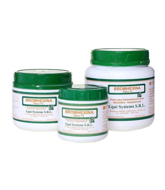 Bromhexina Polvo 1% X 600 Grs - Equi System