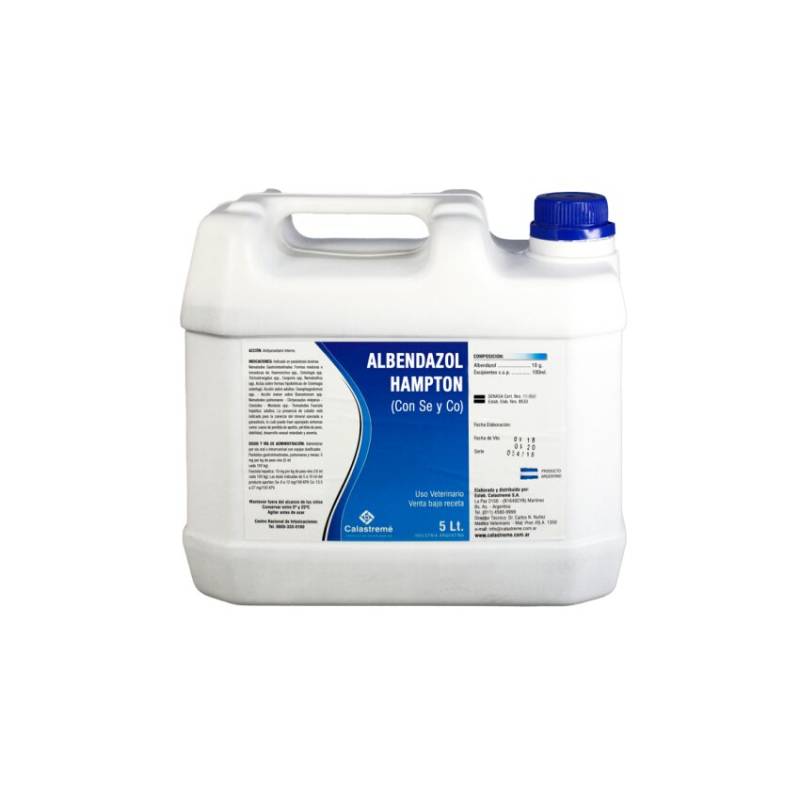Albendazol Hampton X 5 Lts  - Calastreme