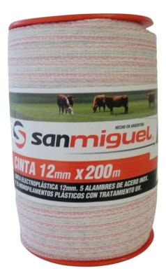 Cinta Electroplastica 12 Mm X 200 Mts San Miguel