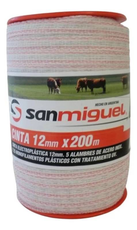 Cinta Electroplastica 12 Mm X 200 Mts San Miguel