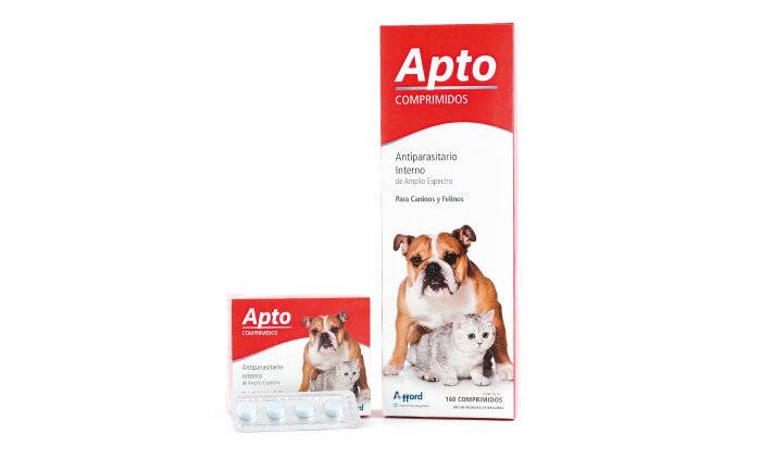 Apto Antiparasitario Perros Y Gatos X Blister (4 Comp) - Afford