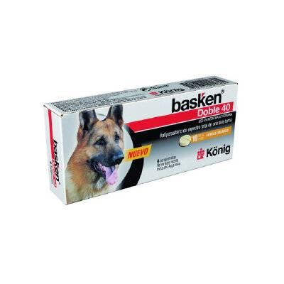 Basken Doble 40 X 4 Comprimidos - Hasta 40Kg - Konig