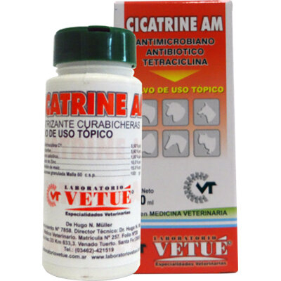 Cicatrine Am Talquera X 100 Grs.(Oxitetraciclina) - Vetue