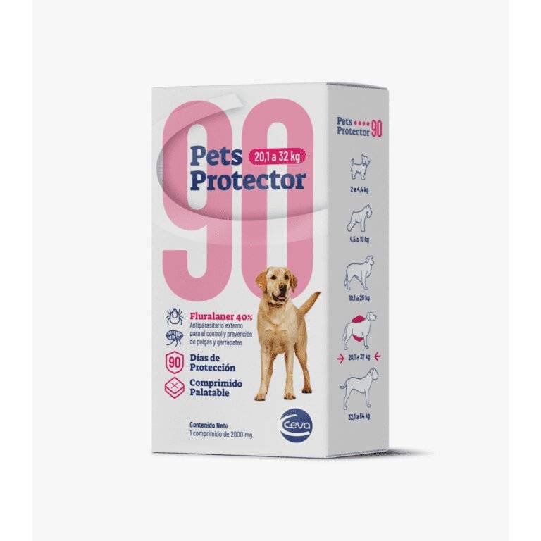Pets Protector 90 20.1 A 32 Kg (Fluralaner) - Zoovet