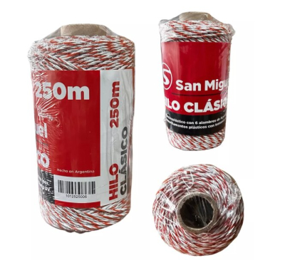 Hilo Electroplastico Clasico X 250 Mts.- San Miguel