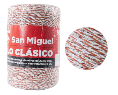 Hilo Electroplastico X 500Mts 6 Alambres - San Miguel