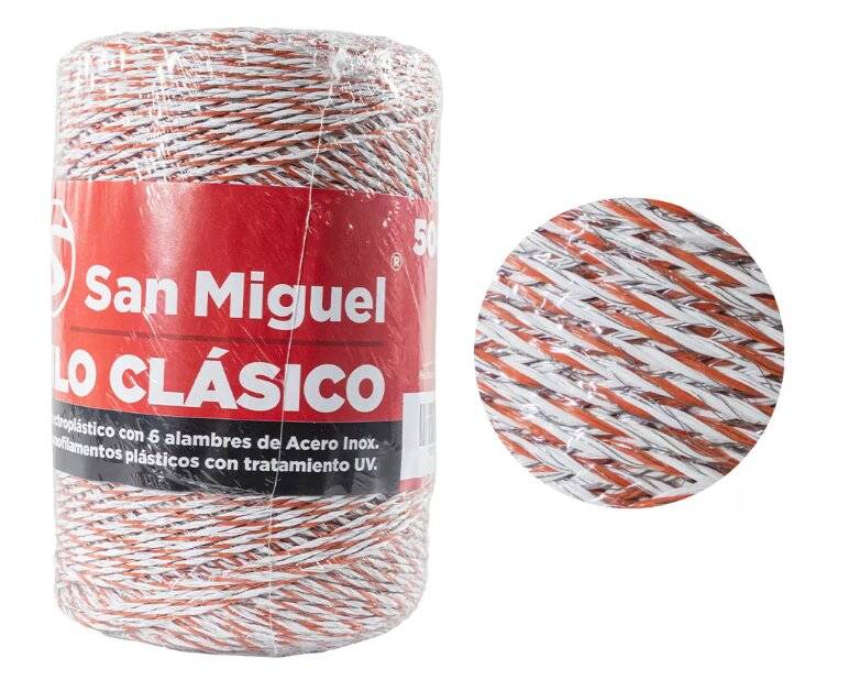 Hilo Electroplastico X 500Mts 6 Alambres - San Miguel