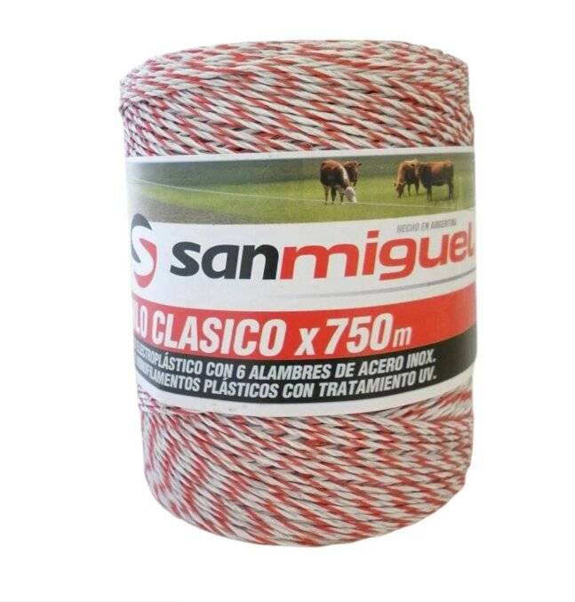 Hilo Electroplastico Clasico X 750 Mts - San Miguel