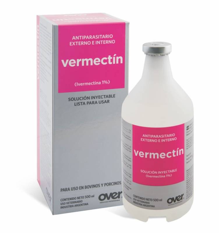 Vermectin Iny X 500 Ml (Ivermectina) - Over