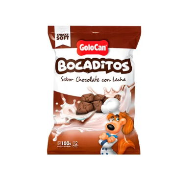 Bocaditos Chocolate Con Leche 100 Grs X  Unid - Golocan